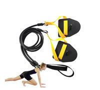 Ground Swimming Trainer With Hand Palm Trees - Bands & Belt For Simulation Free Swimming On Land | TPE Arm Strength Trainer 27kg For Athletes And Daily Exercise