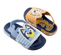 Ground Up Bluey and Bingo Toddler Mismatch Flip Flop Slides (UK Footwear Size System, Toddler, Numeric, Medium, 5)