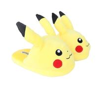 Ground Up Pokemon Youth 3D Slippers, Yellow, 1 Big Kid