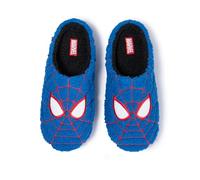 Ground Up Spider-Man Mens Scuff Slippers, Blue, 42.5/44 EU