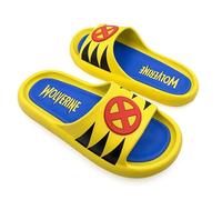 Ground Up Wolverine Character Armor Men's Cloud Comfort Foam Slide Sandals, Yellow, 9-10