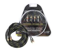 Ground Zero GZCC 2.0X-TP 2m Triple Shielded RCA Cable Audio Interconnect