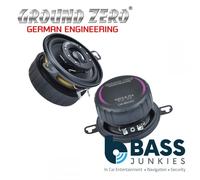 Pair Of Ground Zero 3.5" Of 2 Way Coaxial Car Door Speakers 90W Max - GZCS 8.7CX