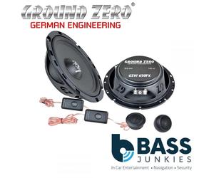 Ground Zero GZIC 650FX - 6.5" 140 Watts 2 Way Component Car Speakers - Pair