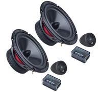 Ground Zero GZRC 165.2SQX-IV 6.5″ 2 Way 3 Ohm Component Speaker Kit 120w RMS