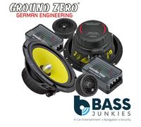 Ground Zero GZTC 165.2X - 300 Watts 6.5″ 2-way Component Kit Car Speakers