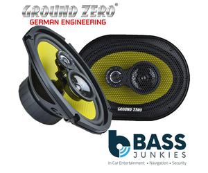 Ground Zero GZTF 69X - Titanium Series 380 Watts 6"x9" Inch 3-way Car Speakers