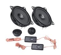 Ground Zero Iridium GZIC 400FX 4 Inch 2 Way 4 Ohm Component Speaker Kit 60w RMS