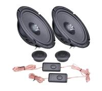Ground Zero Iridium GZIC 650FX 6.5 Inch 2 Way Component Speaker Kit 100w RMS