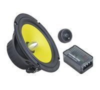 Ground Zero Titanium GZTC 165.2X 6.5 Inch 2 Way Car Component Speakers 100w RMS