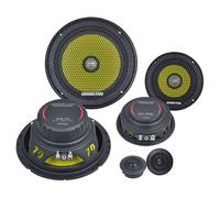 Ground Zero Titanium GZTC 165.3X-ACT 6.5″ 3 Way Component Speaker Kit 150w RMS