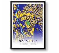 GroundDesigns AFC WIMBLEDON Plough Lane Cherry Red Records Stadium Map