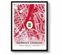 GroundDesigns ARSENAL FC Emirates Stadium Map