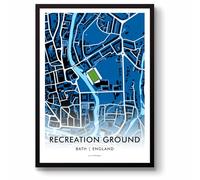GroundDesigns BATH RUGBY Recreation Ground Stadium Map