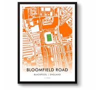 GroundDesigns BLACKPOOL FC Bloomfield Road Stadium Map