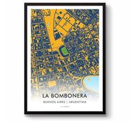 GroundDesigns BOCA JUNIORS La Bombonera Buenos Aires Argentina Stadium Map