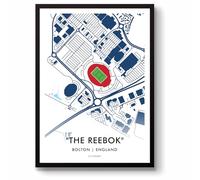 GroundDesigns BOLTON WANDERERS The Reebok Toughsheet Stadium Map
