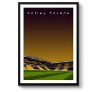GroundDesigns BRADFORD CITY AFC Valley Parade Stadium Wall Art