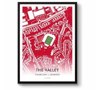 GroundDesigns CHARLTON ATHLETIC FC The Valley Stadium Map