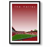 GroundDesigns CHARLTON ATHLETIC FC The Valley Stadium Wall Art