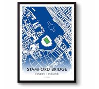 GroundDesigns CHELSEA FC Stamford Bridge Stadium Map