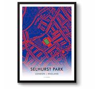 GroundDesigns CRYSTAL PALACE Selhurst Park Stadium Map