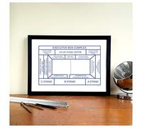 GroundDesigns DERBY COUNTY FC Baseball Ground Ticket Stub Stadium Wall Art