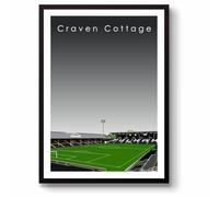 GroundDesigns FULHAM FC Craven Cottage Stadium Wall Art