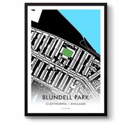 GroundDesigns GRIMSBY TOWN FC Blundell Park Stadium Map