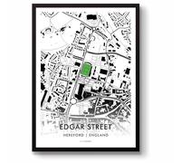 GroundDesigns HEREFORD FC Edgar Street Stadium Map