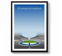 GroundDesigns HERTHA BERLIN Olympiastadion Stadium Wall Art