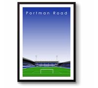 GroundDesigns IPSWICH TOWN Portman Road Stadium Wall Art