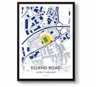 GroundDesigns LEEDS UNITED Elland Road Stadium Map
