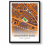 GroundDesigns LUTON TOWN FC Kenilworth Road Stadium Map