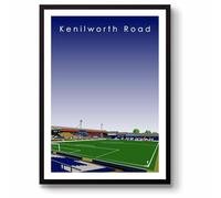 GroundDesigns LUTON TOWN Football Gift KENILWORTH ROAD Stadium Art Unframed A3 Print LTFC