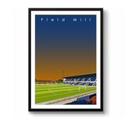 GroundDesigns MANSFIELD TOWN Field Mill Stadium Wall Art