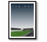 GroundDesigns MILLWALL FC Football Gift THE DEN Stadium Art Unframed A3 Print MFC
