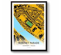 GroundDesigns NEWPORT COUNTY AFC Rodney Parade Stadium Map