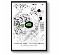 GroundDesigns QUEEN'S PARK FC Lesser Hampden Park Stadium Map