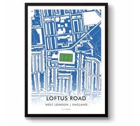 GroundDesigns QUEENS PARK RANGERS FC Loftus Road QPR Stadium Map
