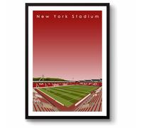 GroundDesigns ROTHERHAM UNITED New York Stadium Wall Art