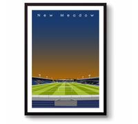 GroundDesigns SHREWSBURY TOWN FC Croud New Meadow Stadium Wall Art