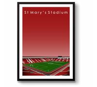 GroundDesigns SOUTHAMPTON FC St Mary's Stadium Wall Art