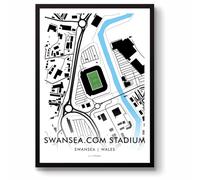 GroundDesigns SWANSEA CITY FC Swansea.com Liberty Stadium Map