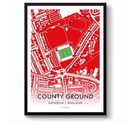 GroundDesigns SWINDON TOWN County Ground Stadium Map