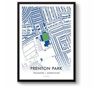GroundDesigns TRANMERE ROVERS Football Gift PRENTON PARK Stadium Art Map Unframed A3 Print TRFC