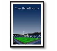 GroundDesigns WEST BROM The Hawthorns West Bromwich Albion Stadium Wall Art