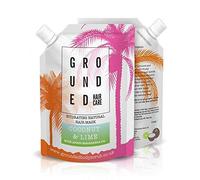 Grounded Deep Conditioning Hair Mask - 100g, For Dry, Coloured or Bleached Hair | Leave In Conditioner Treatment With Added Vitamins, Mineral & Anti-Oxidants | 100% Natural Coconut Oil & Lime Scent
