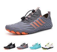 Grounded Footwear for Men,Grounded Footwear for Women,Grounded Shoes Freedom,Comfortable Lightweight Non-Slip Barefoot Shoes. (Grey,12-12.5Women/10-10.5Men)
