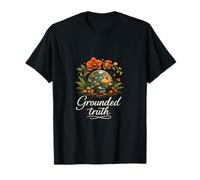 Grounded Truth Plant Parent Cottagecore Orchid Earth T-Shirt